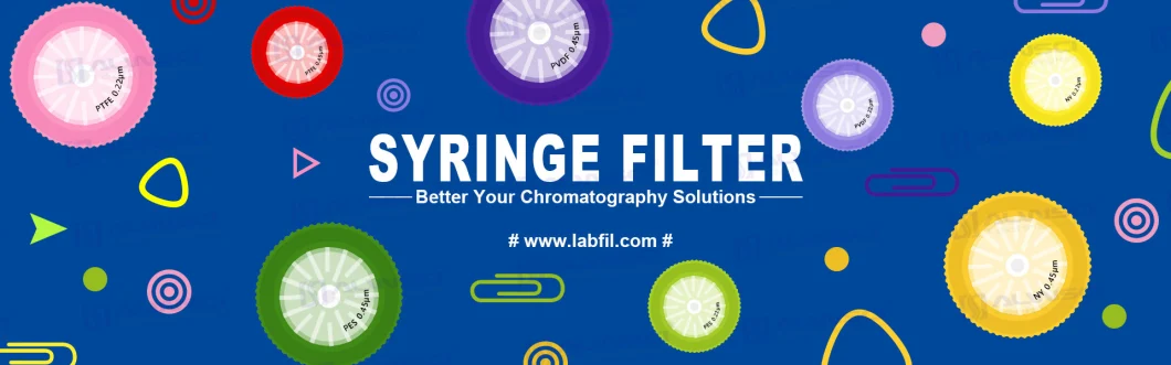 Labfil 13mm PVDF Hydrophilic Membrane Micron Syringe Filters