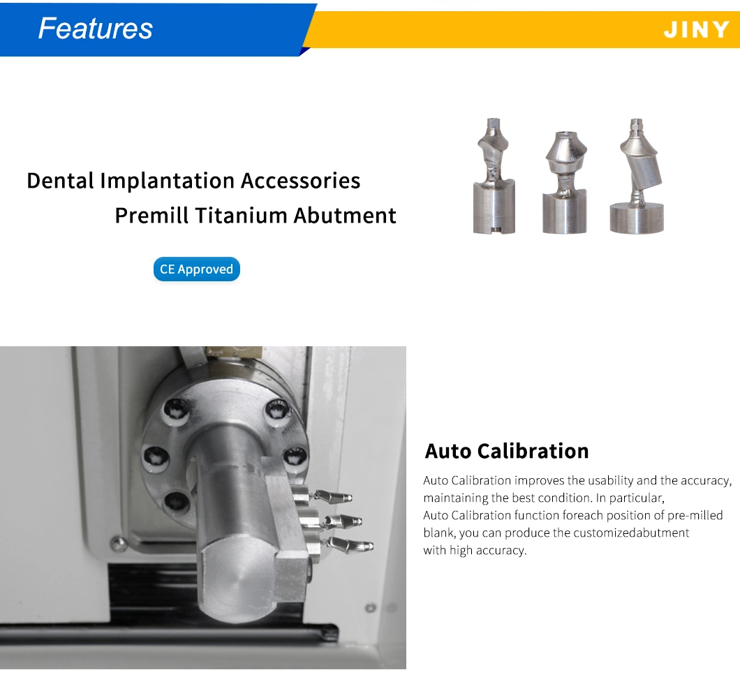 Hot Sale Dental 4 Axis Wet Milling Machine Cadcam Dental Lab Equipment