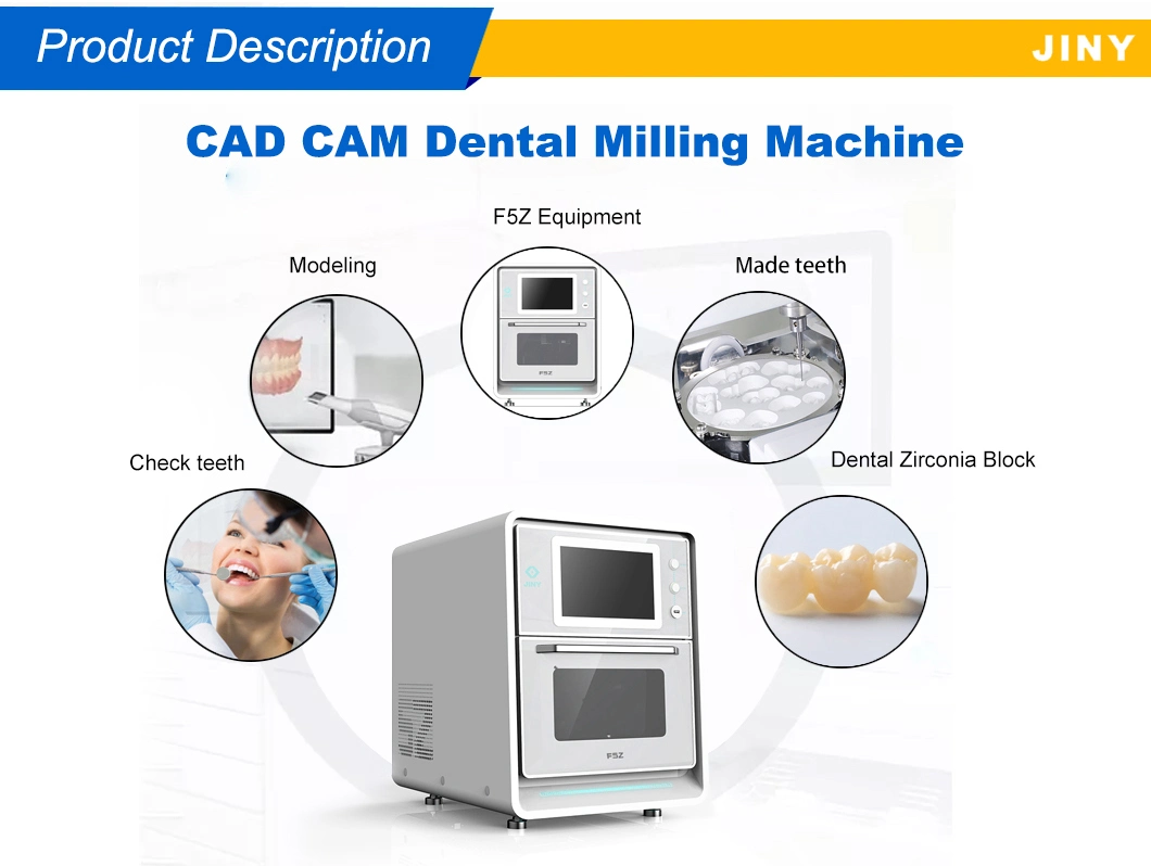 China Zirconia Milling Machine F5z Dental CAD Cam Milling Equipment for Lab